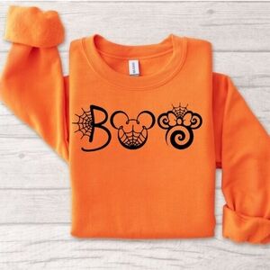 Disney Boo Custom Halloween Sweatshirt Sweater Handcrafted